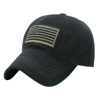 Unisex  Special Tactical Operator Forces USA Flag Patch Snapback baseball cap