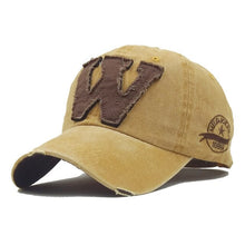 Load image into Gallery viewer, Cotton Letter W Baseball Cap Snapback
