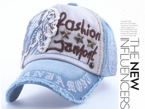 Cotton Fashion Embroidery Antique Style Baseball Cap