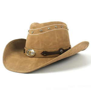 Cowboy Hat Women-Men Western Cowboy Hat (Caps Size 58CM)